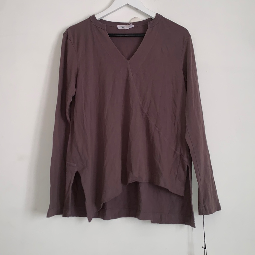 WILT | Assymetrical Long Sleeve Top Size Small